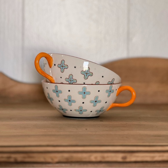 Pair of Retired Anthropologie Mugs - Picture 2 of 6